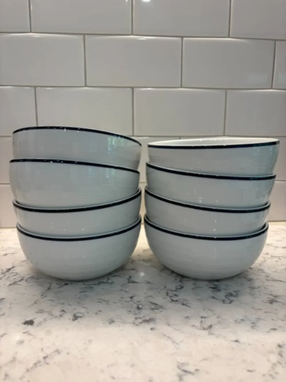 Coupe Cereal Bowl Roulette Blue by Spal Porcelanas